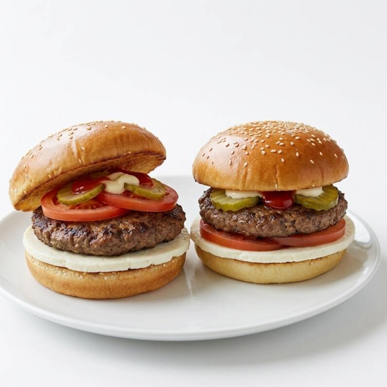 Dos Hamburguesas Sencilla