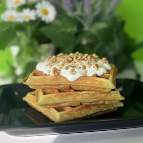 Waffle Manzana & Canela