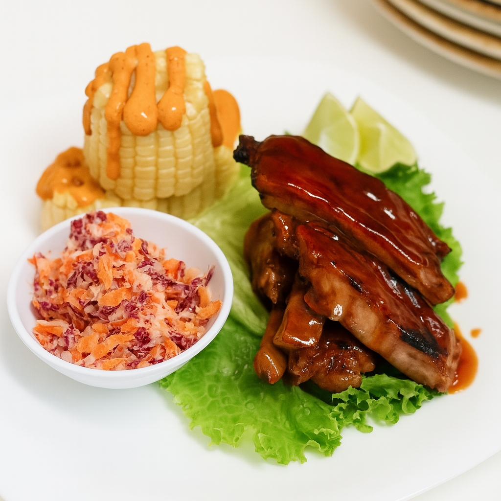 Costilla BBQ Estilo Americano