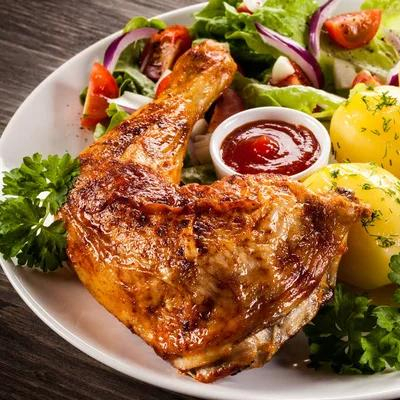 1/4 DE POLLO A LA LEÑA