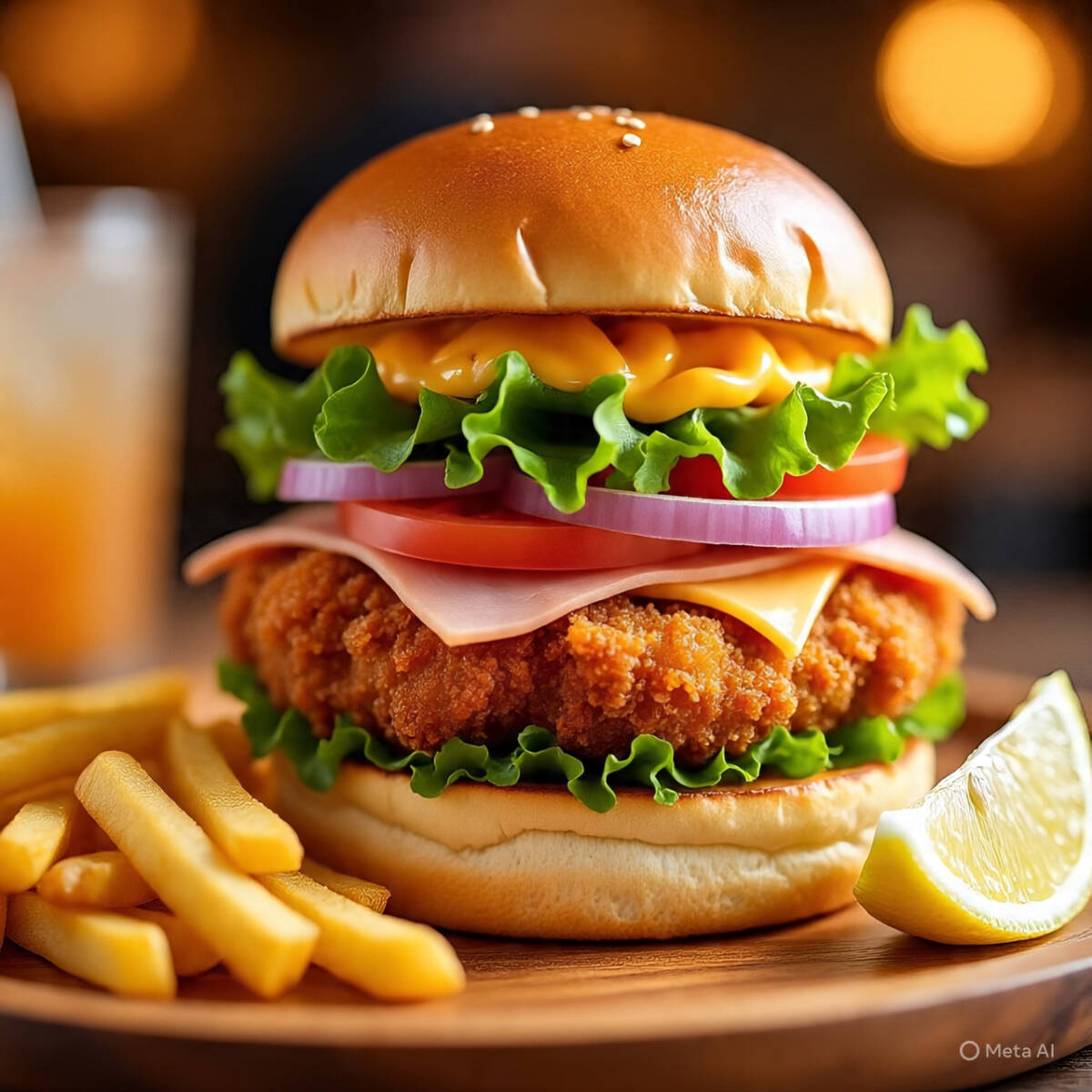 Hamburguesa de Pollo