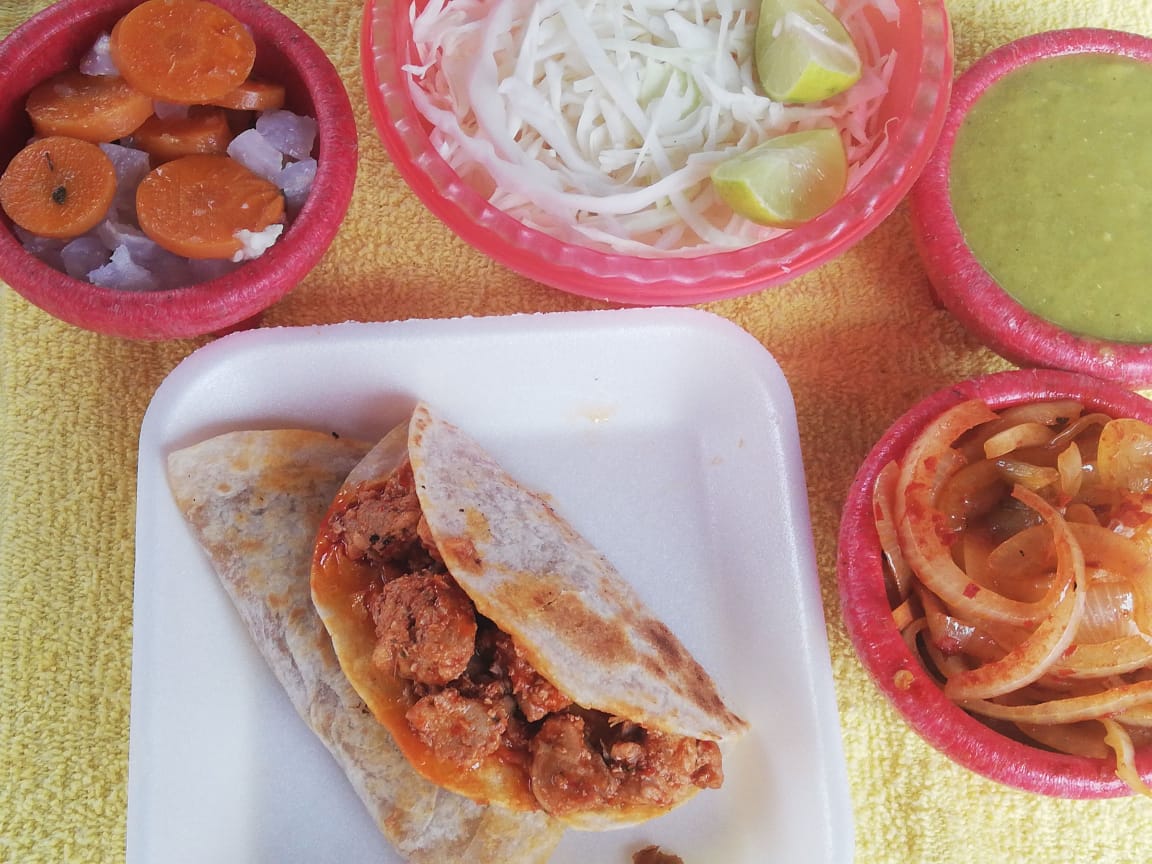 Taco de Harina de Asado