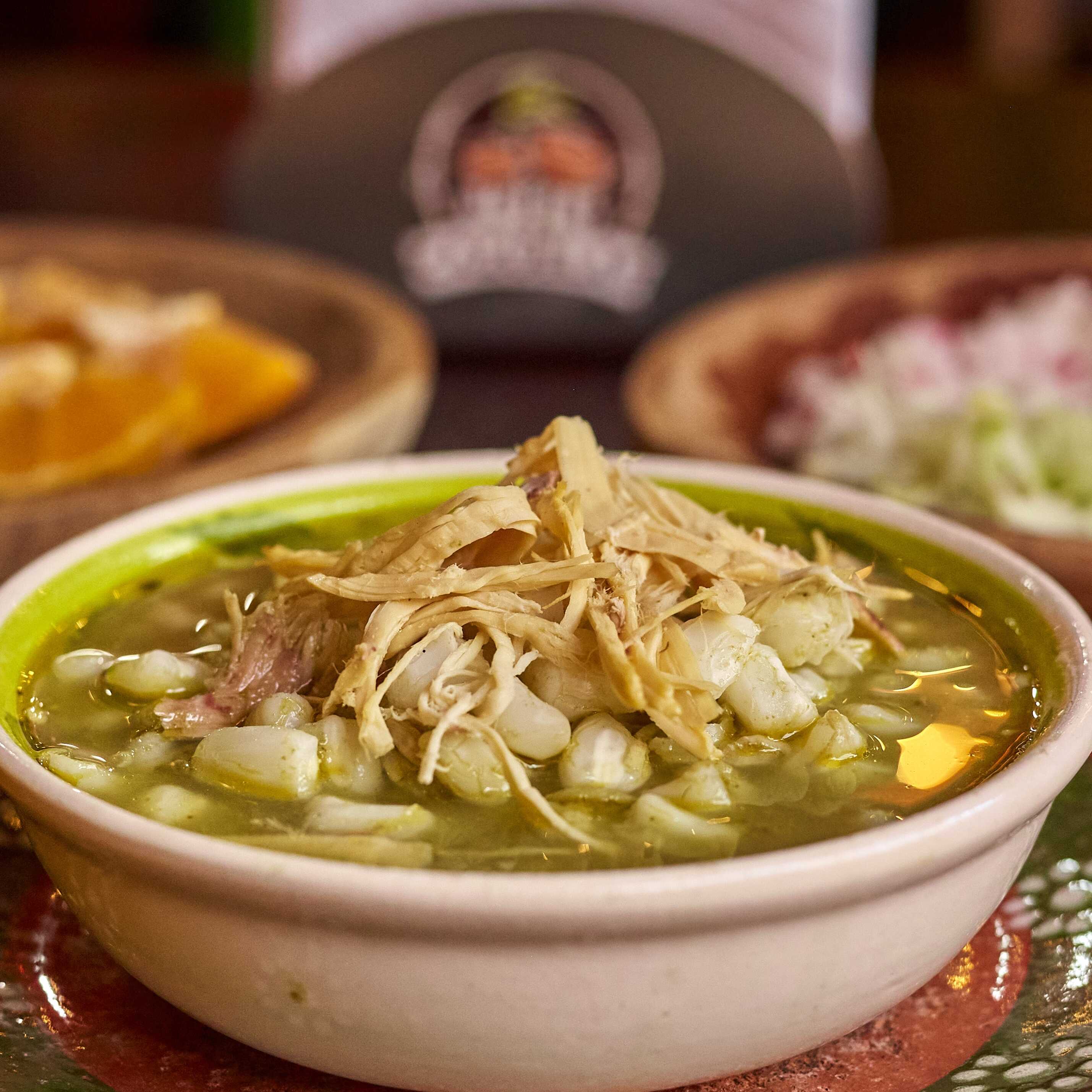 Pozole Verde de Pollo