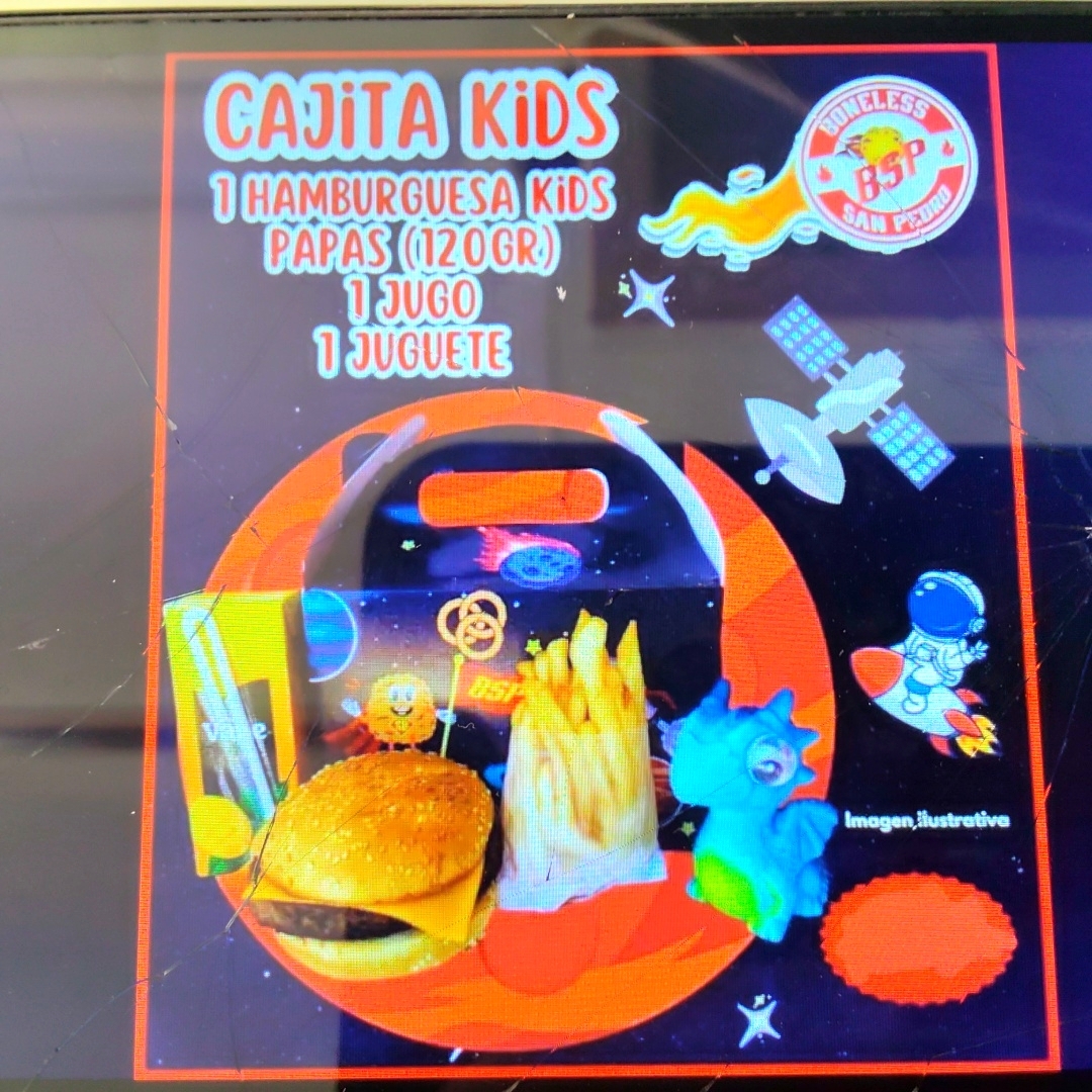 CAJITA KIDS HAMBURGUESA