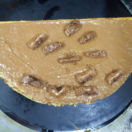 Crepa de Kinder Delice y NUTELLA