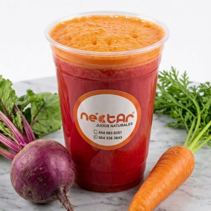Jugo Energético No. 4 (Zanahoria & Betabel)