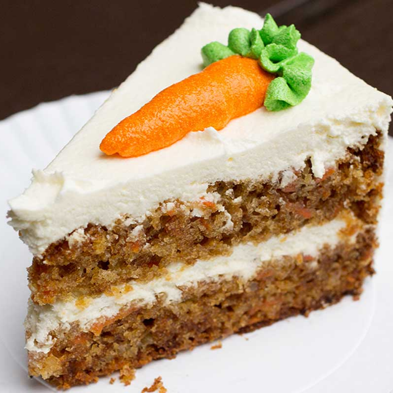 Rebanada Pastel de Zanahoria