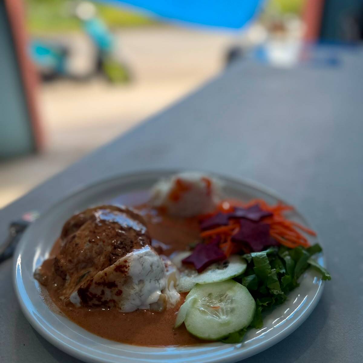 Filete relleno de mariscos