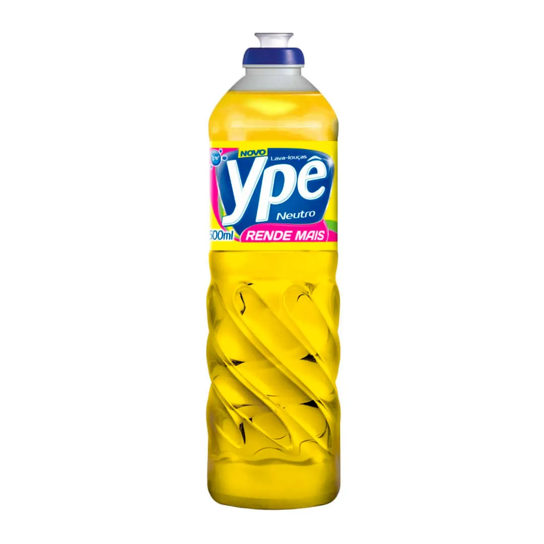 O detergente tem alto poder de limpeza e desengordurante eficiente, removendo sujeiras e gorduras de louças, panelas, talheres ou superfícies laváveis.
