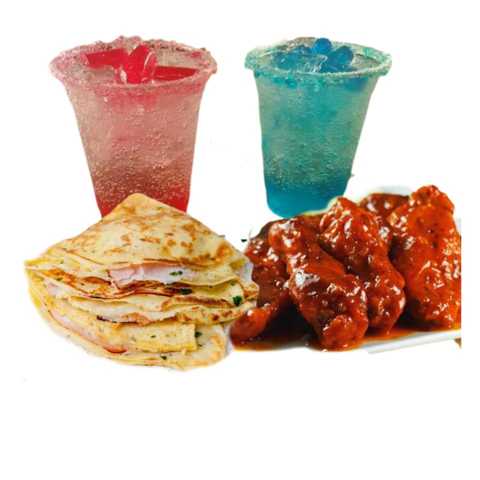 2sodas Italianas+crepa Salada+alitas