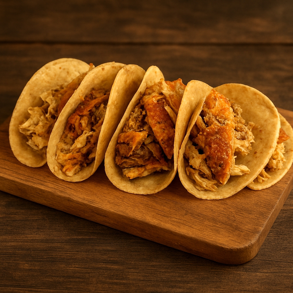 Combo UNO: 5 Tacos y 1 Refresco.