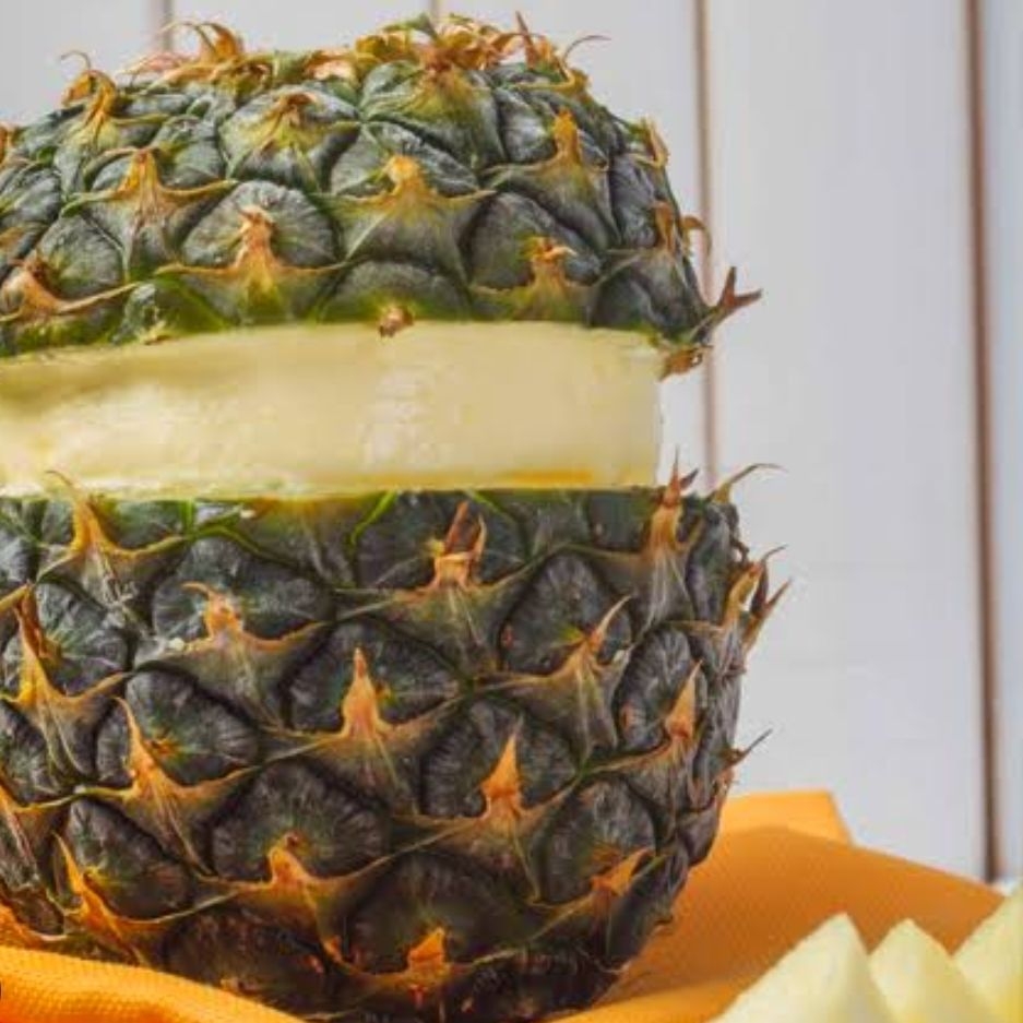 Helado artesanal de piña