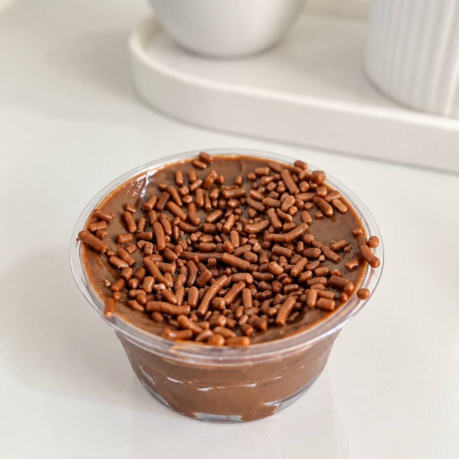 Brigadeiro de colher
Pote 30ml ou 30g