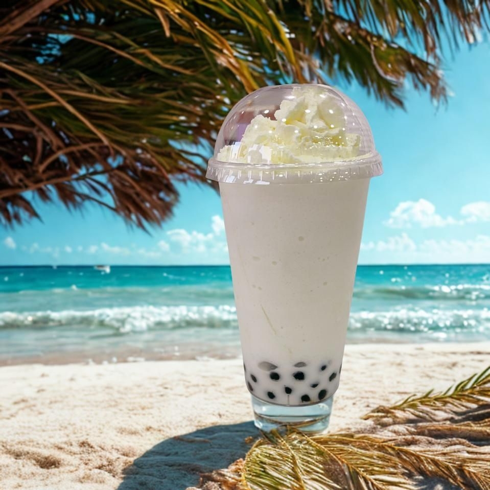 Frappe coco con boba