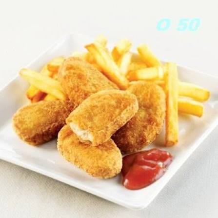 Nuggets con Papas