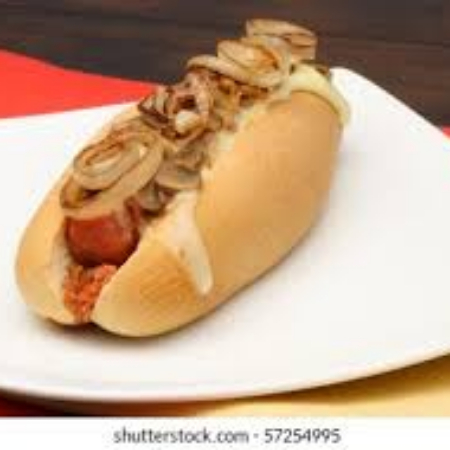 Hotdog champiñones doble queso 🤤