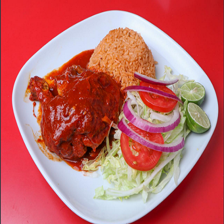1/4 de Pollo con Mole..