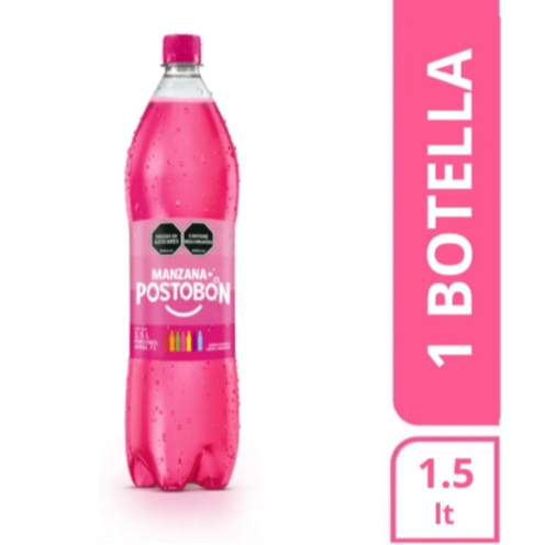 Gaseosa Manzana Postobón 1.5ML.