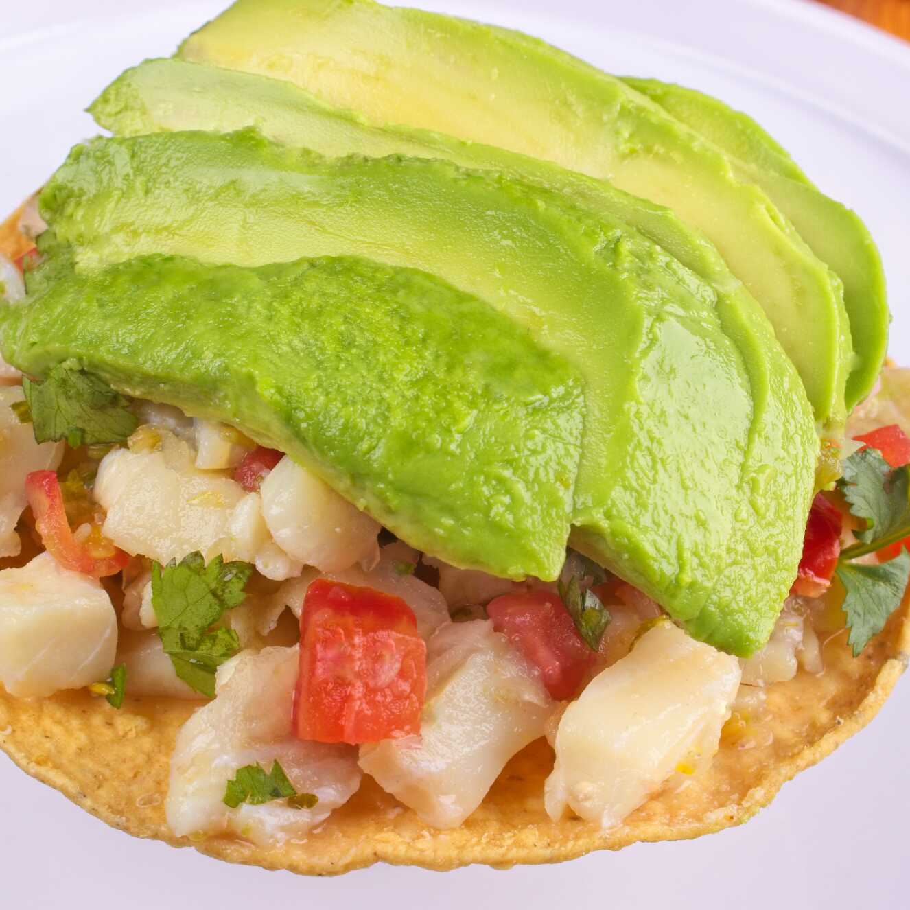Tostada de Ceviche (pescado)
