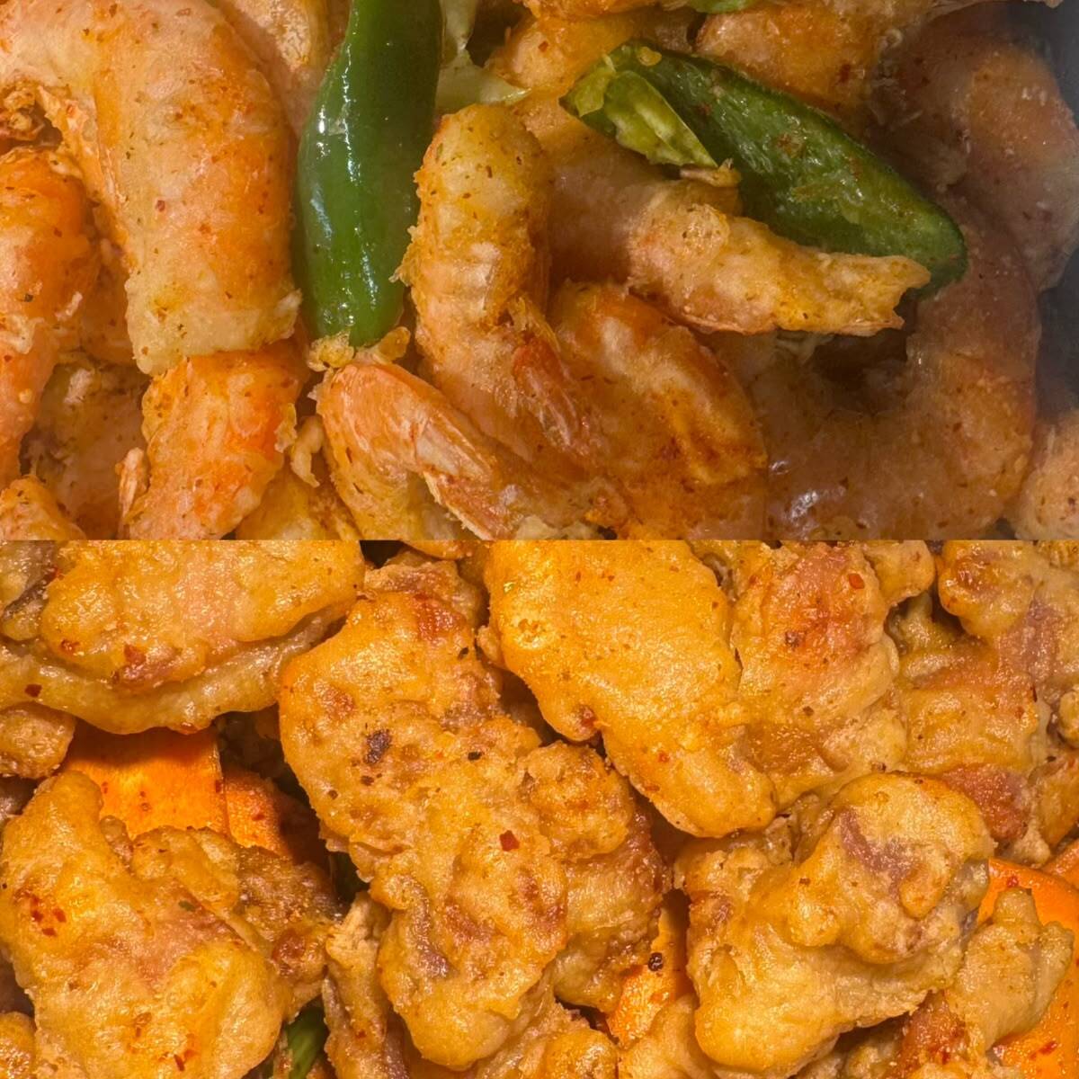 Guiso + Camarones + Arroz