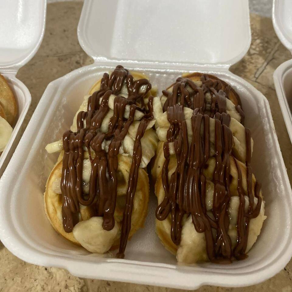 Mini Donitas NUTELLA y Plátano.