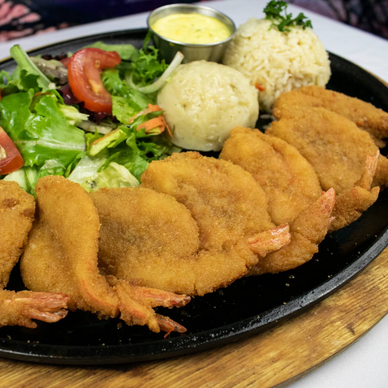 Camarones empanizados