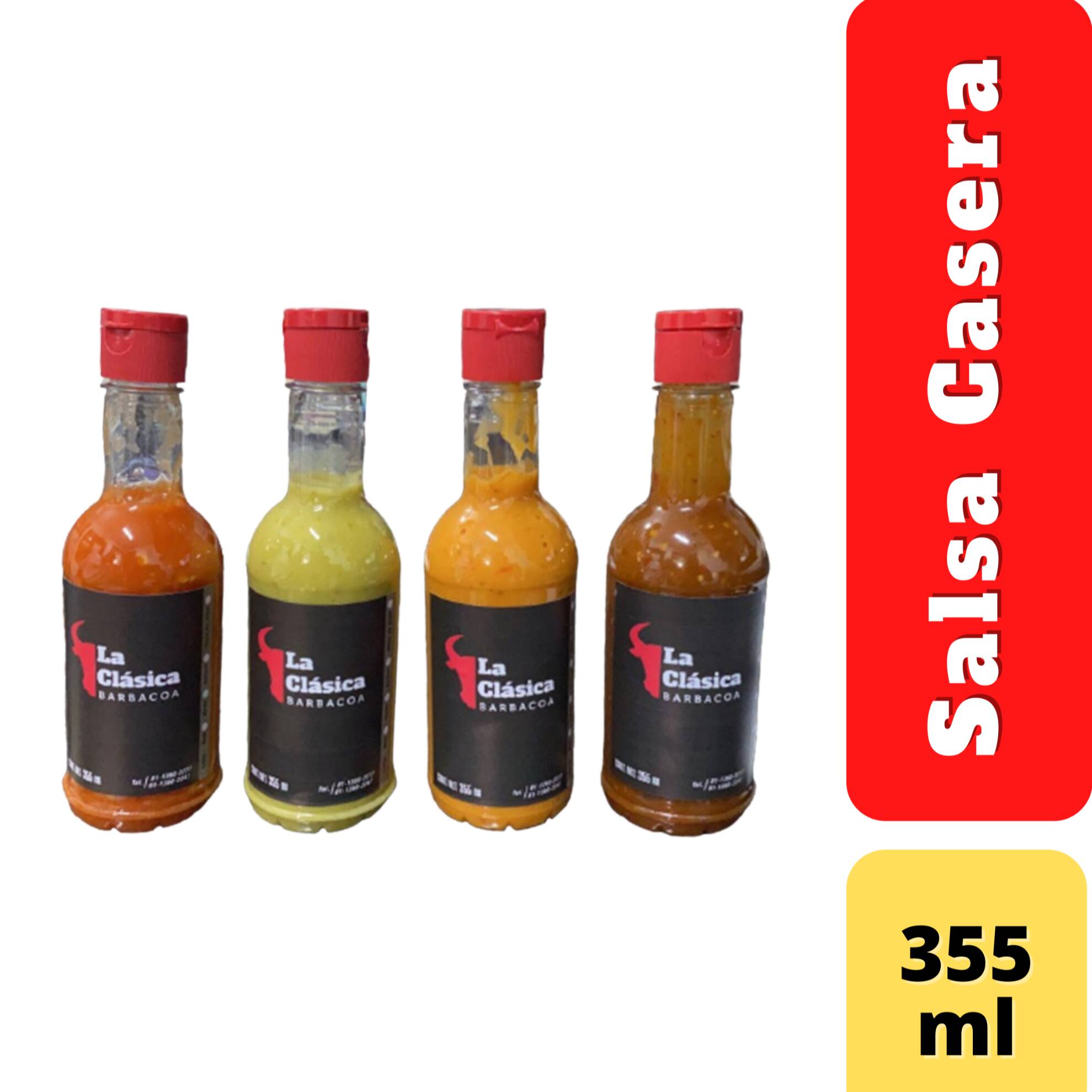 Salsa casera embotellada