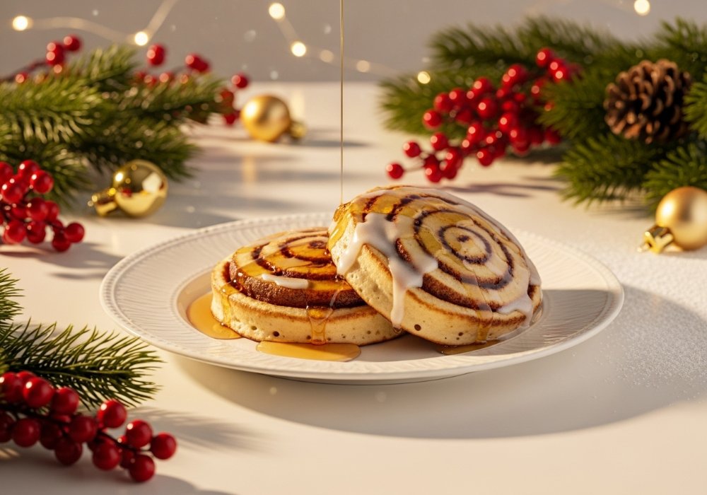 Cinnamon Roll Pancakes