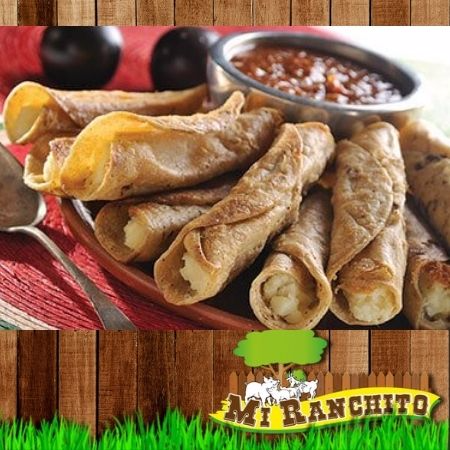 Tacos Dorados Longaniza Sencilla