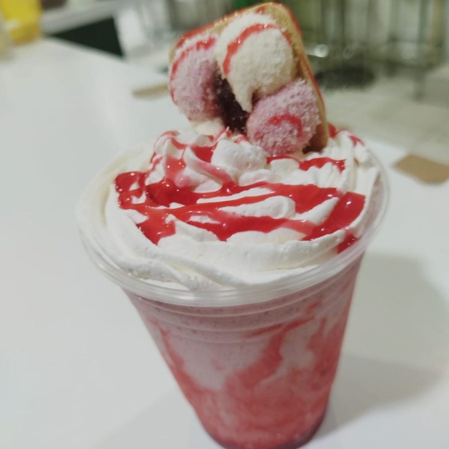 Frappé Fresas con Crema