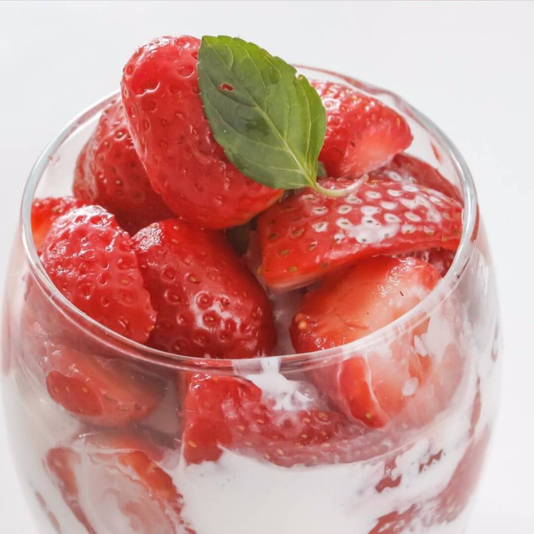 Fresas con Crema