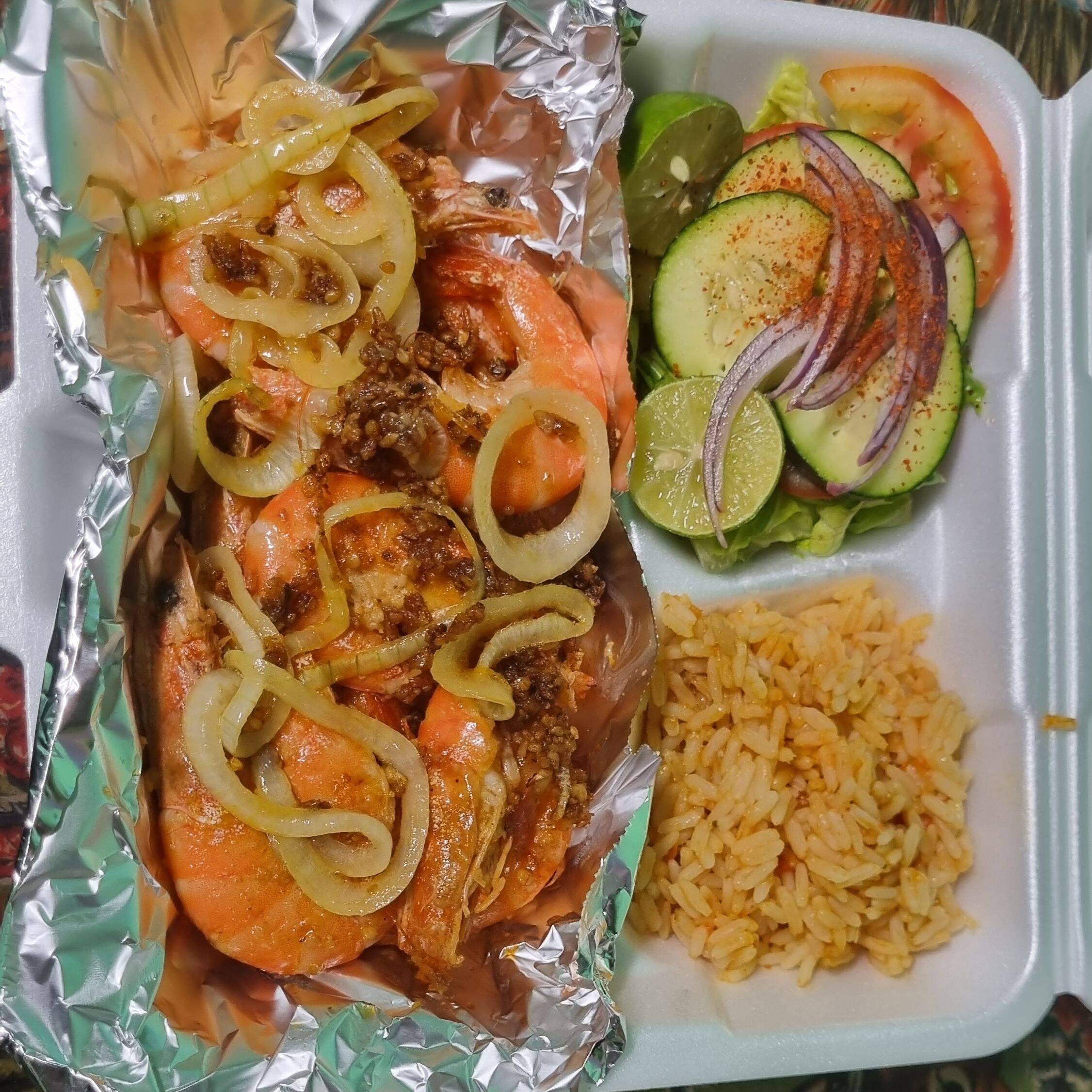 Camarones Al Mojo de Ajo