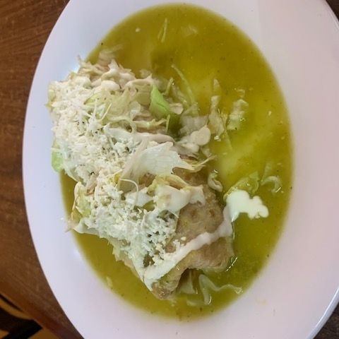 Burrito y Jugo de Zanahoria