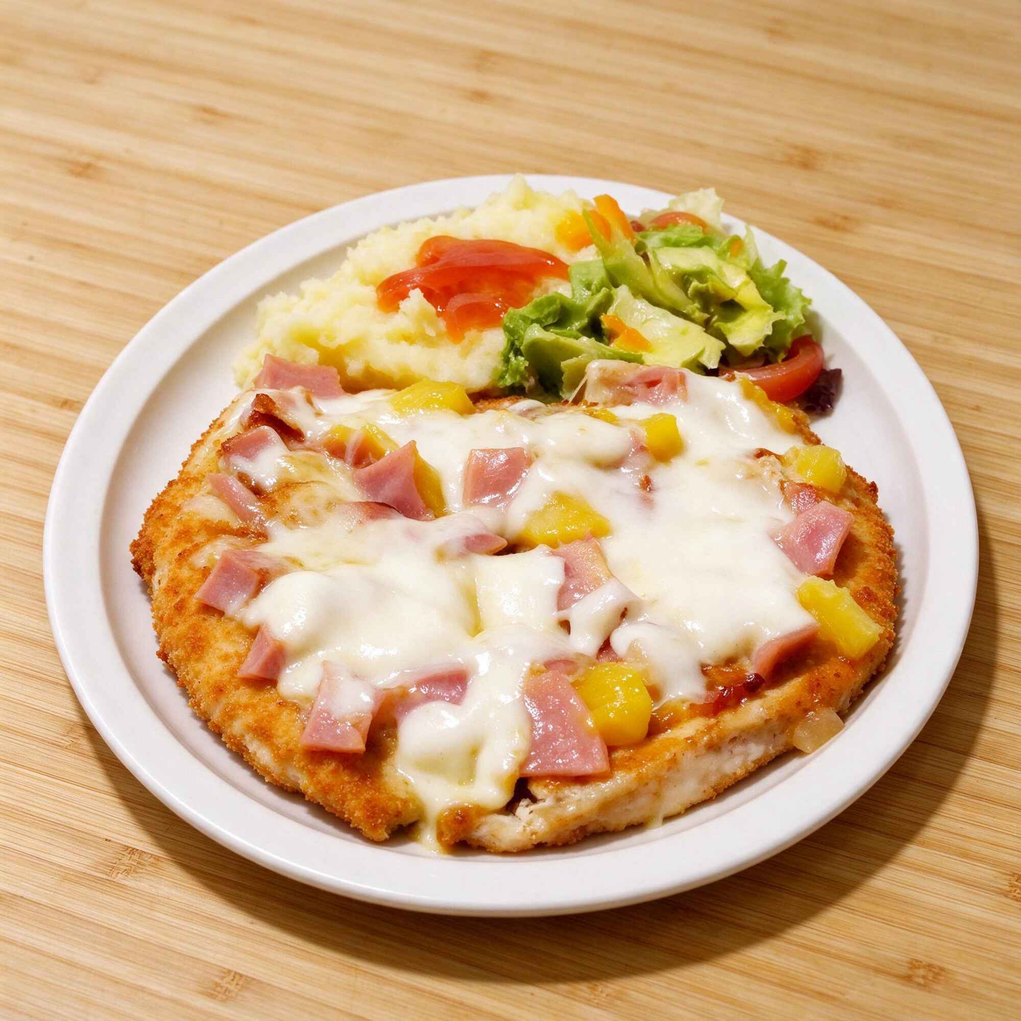 Pechuga Hawaiana. (comida corrida)