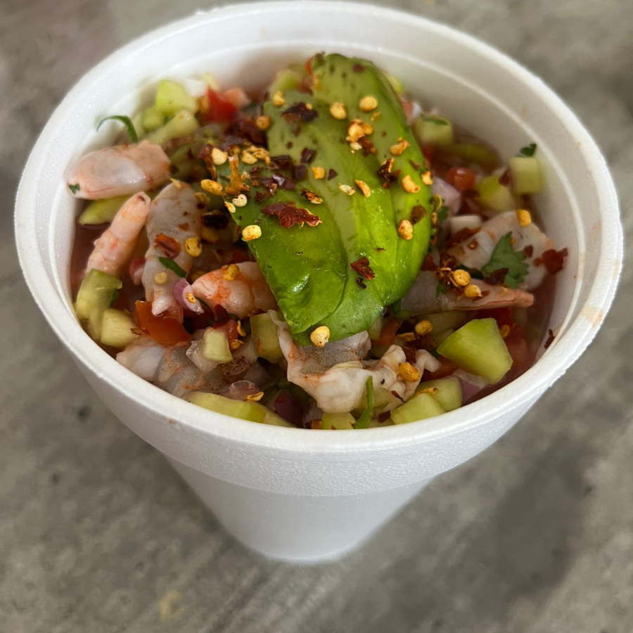 1Lt de Ceviche con Camarón Cocido
