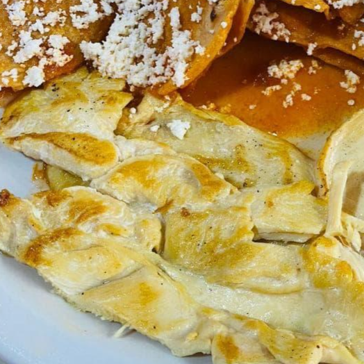 Enchiladas con Filete de Pollo Asado