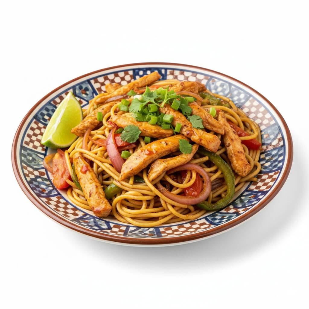 Tallarin Saltado de Pollo