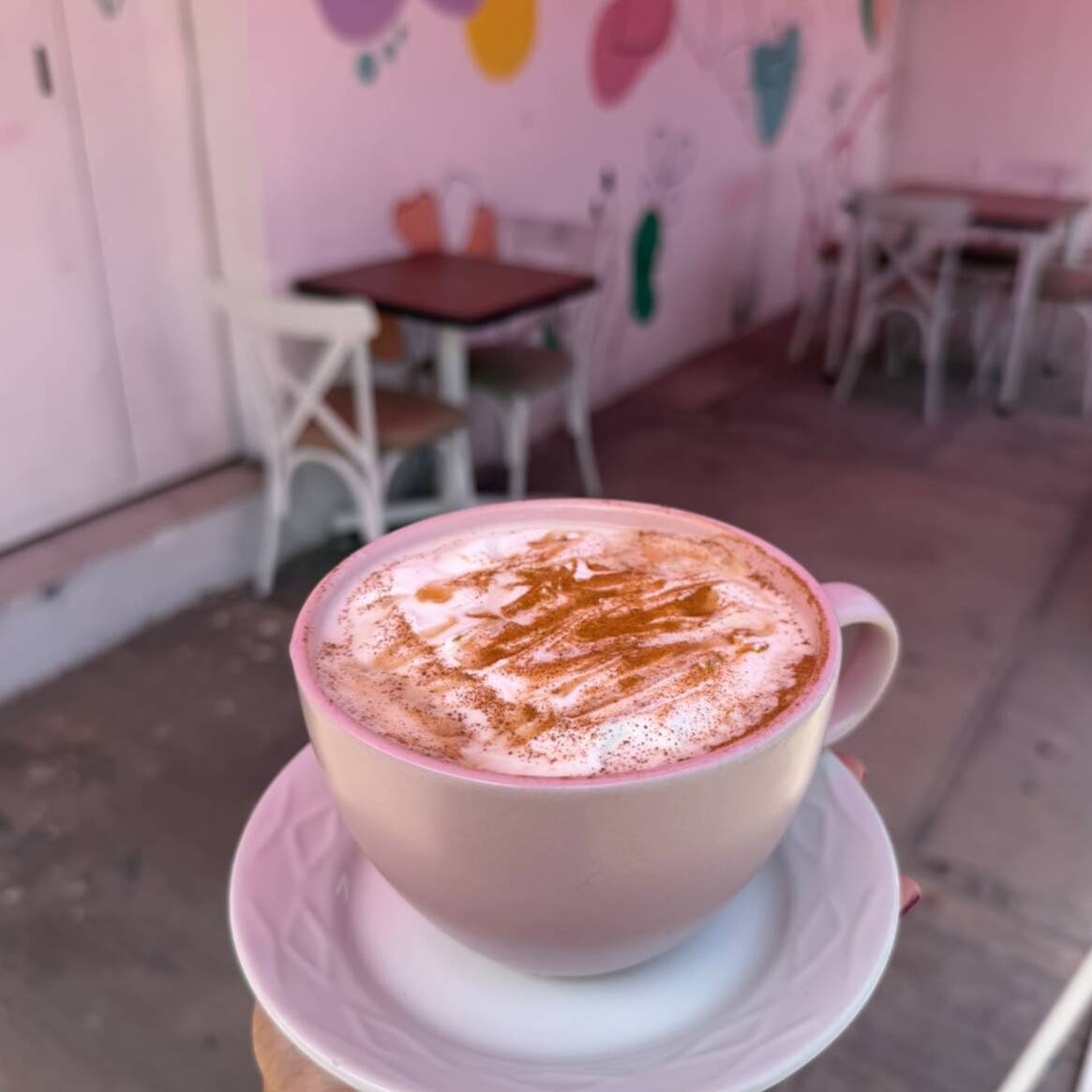 Cinnamon Maple Latte con Cold Foam