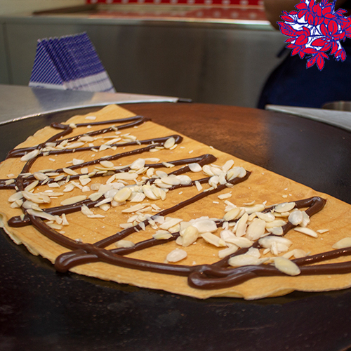 Crepe Fudge Con Almendras