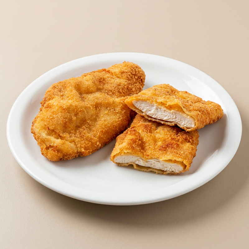 Arroz,feijao,Filé de frango empanado e frito e farofa da casa e mais 2 acompanhamentos