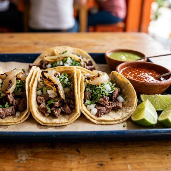 TACOS DE BISTEC