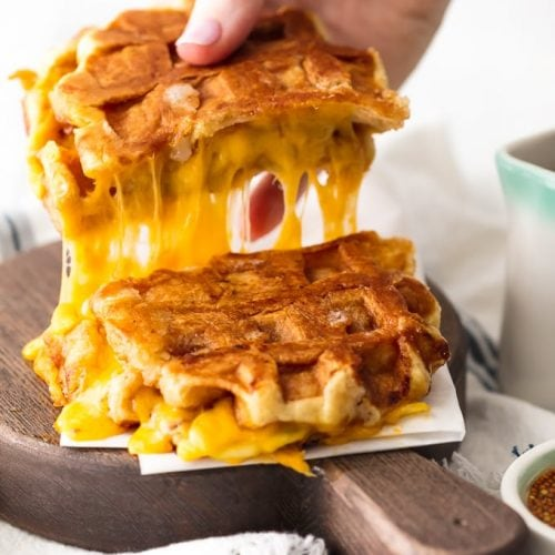 Waffle Relleno Quesito