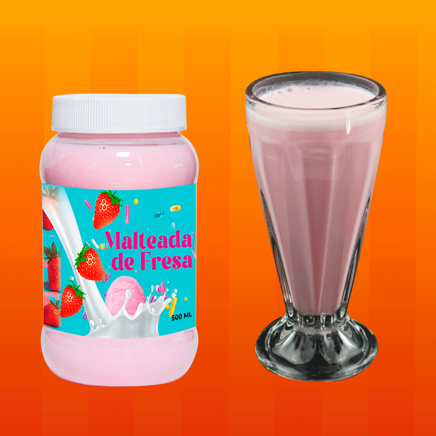 Malteada De Fresa 500 ml