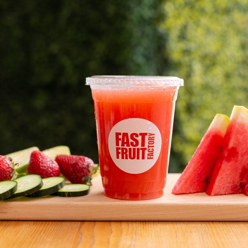 Agua de Fresa, Sandia, Pepino y Limón