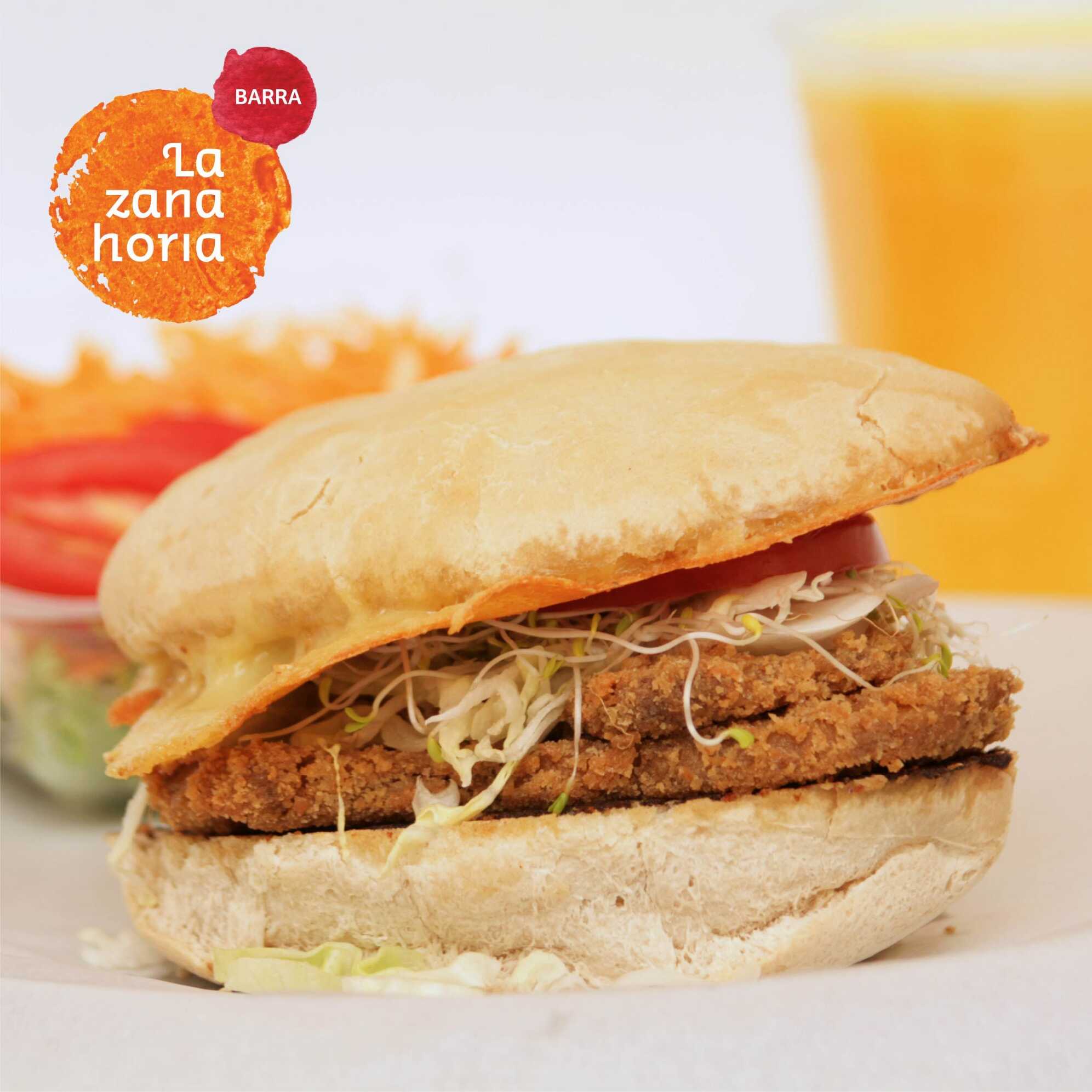 Paquete Chapata Milanesa Vegetariana Con Quesillo