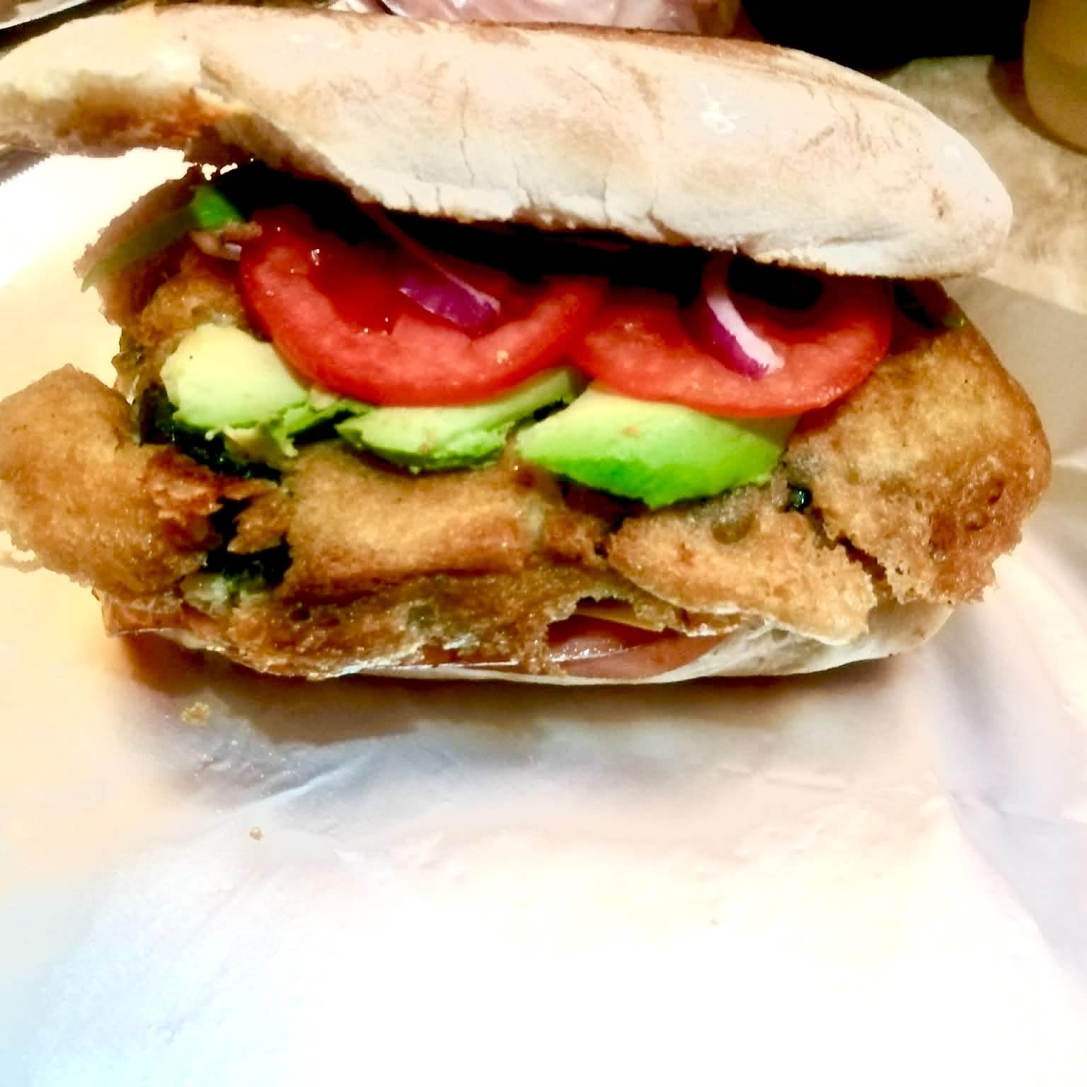 Torta de Chile Relleno de Queso