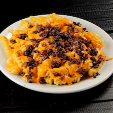 400g com creme de cheddar e bacon.