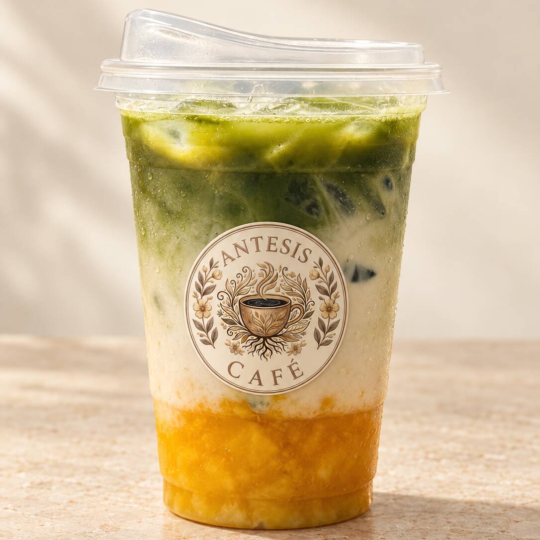 Mango Matcha Latte
