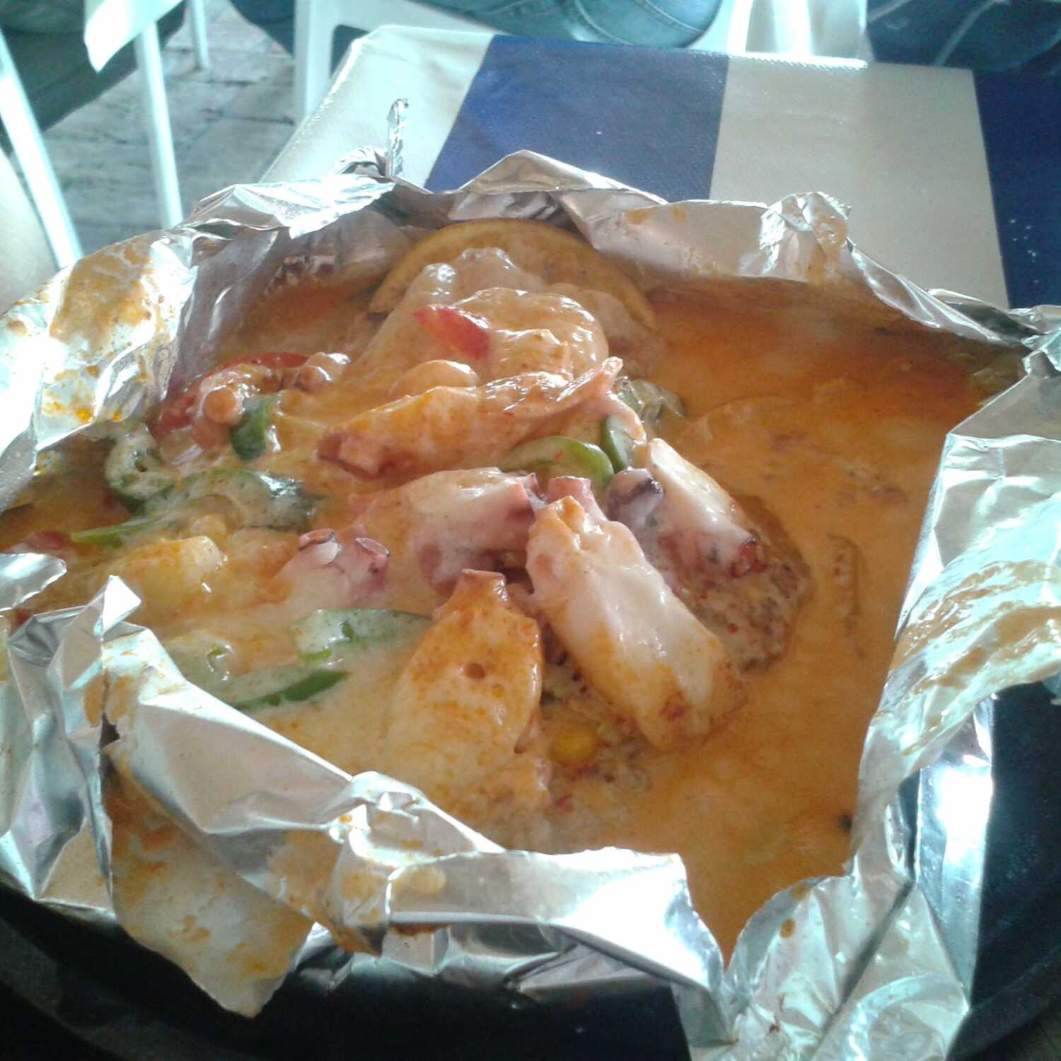 Filete de Pescado Relleno de Mariscos