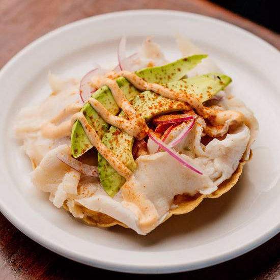 Tostada Red Snapper